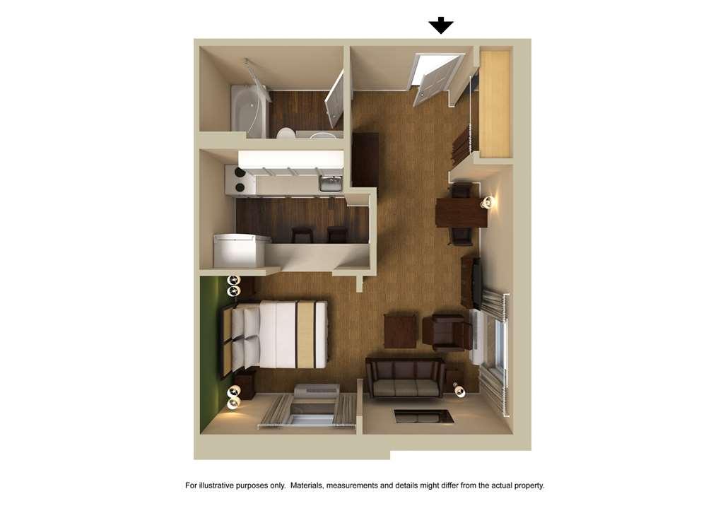 Extended Stay America Suites - Evansville - East Zimmer foto